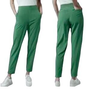 NWOT $99 Athleta 6 Brooklyn Ankle Pant Vineyard Green Pull-On Sport Pants Sz 4
